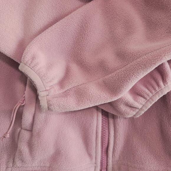 All In Motion Active Fleece Zip Hoodie Jacket Girls Size Small 6/6X Pink - Picture 4 of 4